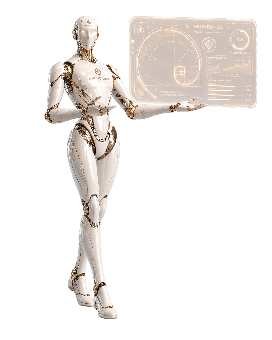 Abundance attendant holding HUD